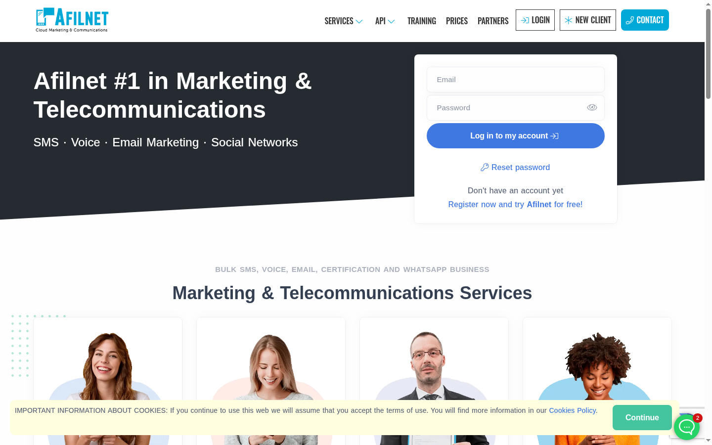 Afilnet screenshot 1